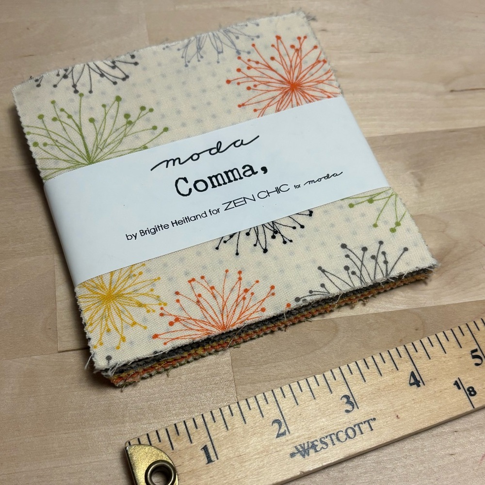 Moda Comma Charm Pack Fabric